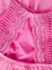 Name It Pink Strappy Sleeveless Smock Dress - Image 3 of 3