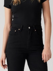 Levi's® Black Ribcage-Straight-Ankle Jeans - Image 6 of 9