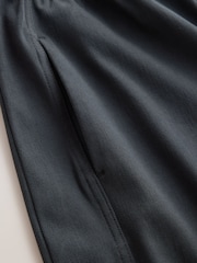 Khaki Green Barrel Leg Denim Jersey Trousers - Image 7 of 8