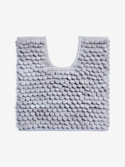 Grey Marl Bobble Pedestal Mat - Image 3 of 3