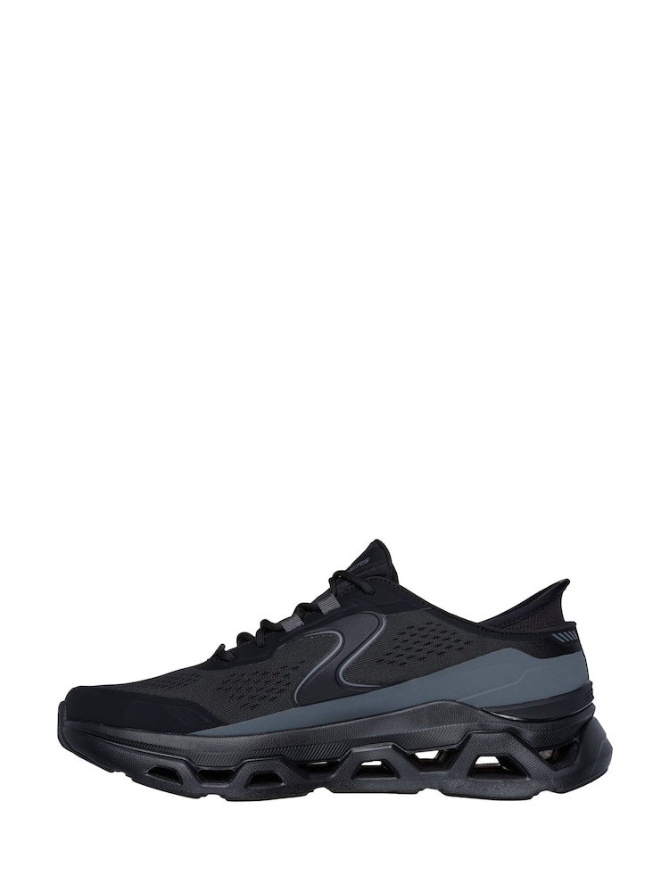 Skechers Black Glide Step Trainers - Image 2 of 6