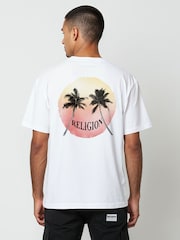 Religion White Sunset T-Shirt - Image 1 of 4