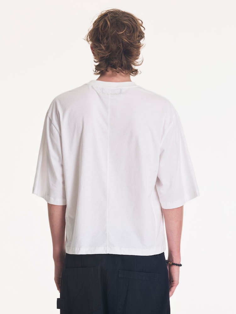 Religion White South Dakota Crop T-Shirt - Image 2 of 4