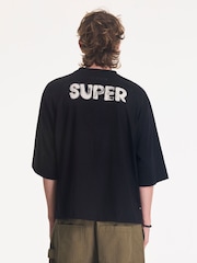 Religion Black Star Crop T-Shirt - Image 2 of 4