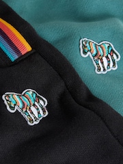 Paul Smith Junior Green/Black Zebra Sweatshirt and Joggers Set - Image 3 of 5