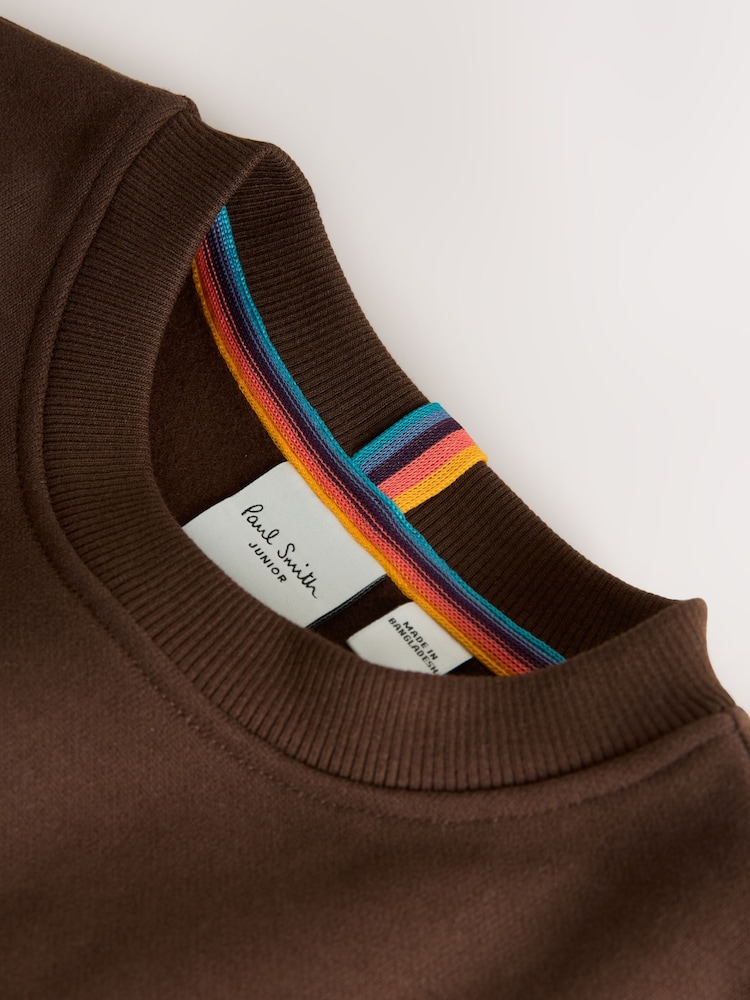 Paul Smith Junior Brown Zebra Sweatshirt and Joggers Set - Image 5 of 5 Paul Smith Junior Brown Zebra Sweatshirt and Joggers Set - Image 5 of 5
