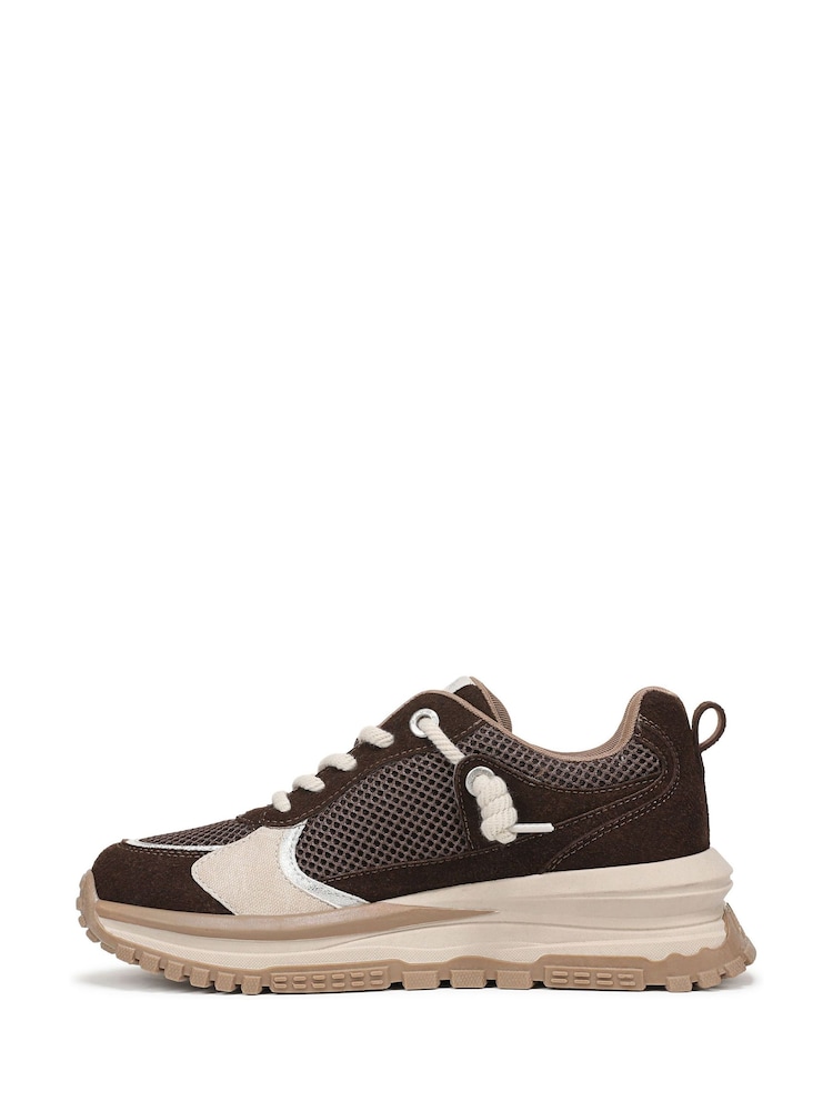 Blowfish Malibu Brown Leotina Regular Fit Slip On Trainers - Image 2 of 7 Blowfish Malibu Brown Leotina Regular Fit Slip On Trainers - Image 2 of 7
