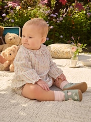 Start Rite Green Squish T-Bar Rip Tape Pre-Walking Shoes - Image 1 of 8