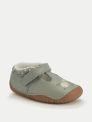 Start Rite Green Squish T-Bar Rip Tape Pre-Walking Shoes - Image 4 of 8