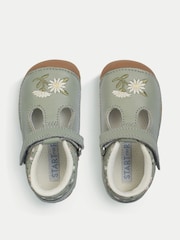 Start Rite Green Squish T-Bar Rip Tape Pre-Walking Shoes - Image 7 of 8