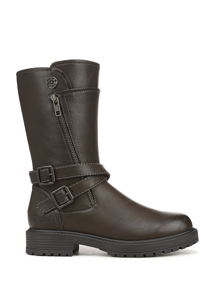 Blowfish Malibu Brown Alberta Biker Boots - Image 1 of 6 Blowfish Malibu Brown Alberta Biker Boots - Image 1 of 6