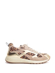 Moda in Pelle Animal Bryani Multi Panel Lace-Up Trainers - Image 1 of 3