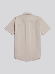U.S. Polo Assn. Natural Short Sleeve Oxford Shirt - Image 6 of 7