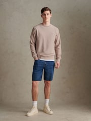 Azul - U.S. Polo Assn. Classic 5 Pocket Denim Shorts - Imagem 3 de 7