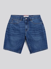 Azul - U.S. Polo Assn. Classic 5 Pocket Denim Shorts - Imagem 4 de 7