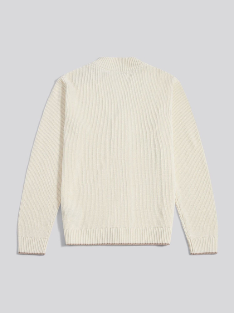 U.S. Polo Assn. Open Collar Knitted Cardigan - תמונה 2 מתוך 3 U.S. Polo Assn. Open Collar Knitted Cardigan - תמונה 2 מתוך 3