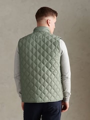 U.S. Polo Assn. Green Onion Quilt Lightweight Gilet - Image 2 of 9