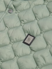 U.S. Polo Assn. Green Onion Quilt Lightweight Gilet - Image 9 of 9