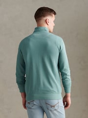 U.S. Polo Assn. Green 1/4 Zip Sweatshirt - Image 2 of 7