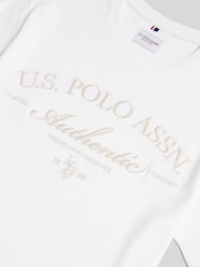 U.S. Polo Assn – T-Shirt mit Arch-Schriftzug-Grafik - Bild 7 von 7