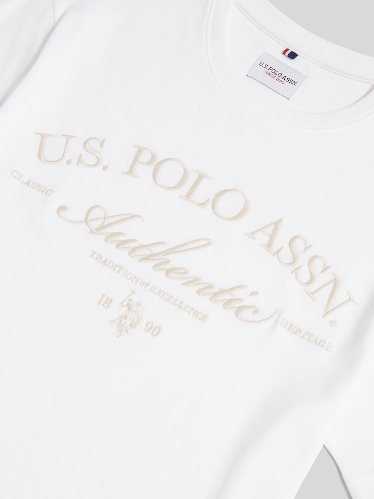 U.S. Polo Assn – T-Shirt mit Arch-Schriftzug-Grafik - Bild 7 von 7