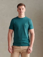 U.S. Polo Assn. Green Double Horsemen T-Shirt - Image 1 of 7