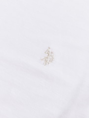 Branco - U.S. Polo Assn. Subtle Texture Double Horsemen T-Shirt - Imagem 7 de 7