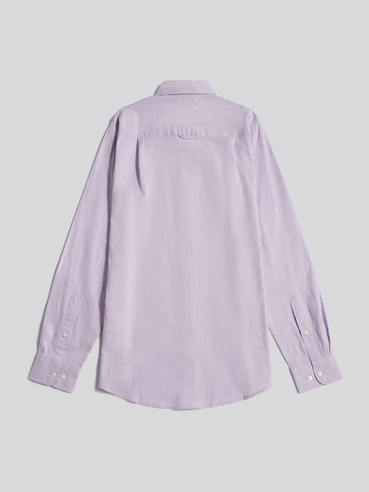 U.S. Polo Assn. Purple Linen Blend Shirt - Image 2 of 3