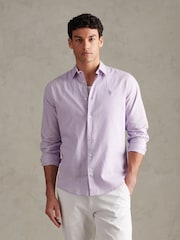 U.S. Polo Assn. Purple Linen Blend Shirt - Image 5 of 9