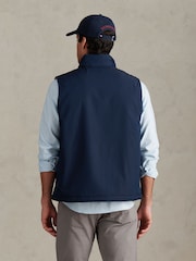 U.S. Polo Assn. Blue Jersey Lined Quilted Gilet - Image 4 of 8