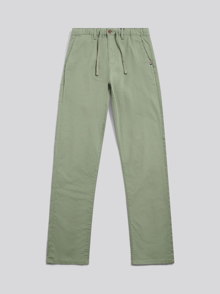 U.S. Polo Assn. Green Comfort Waist Classic Chino Trousers - Image 1 of 4 U.S. Polo Assn. Green Comfort Waist Classic Chino Trousers - Image 1 of 4