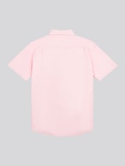 U.S. Polo Assn. Pink Linen Blend Short Sleeve Shirt - Image 6 of 7