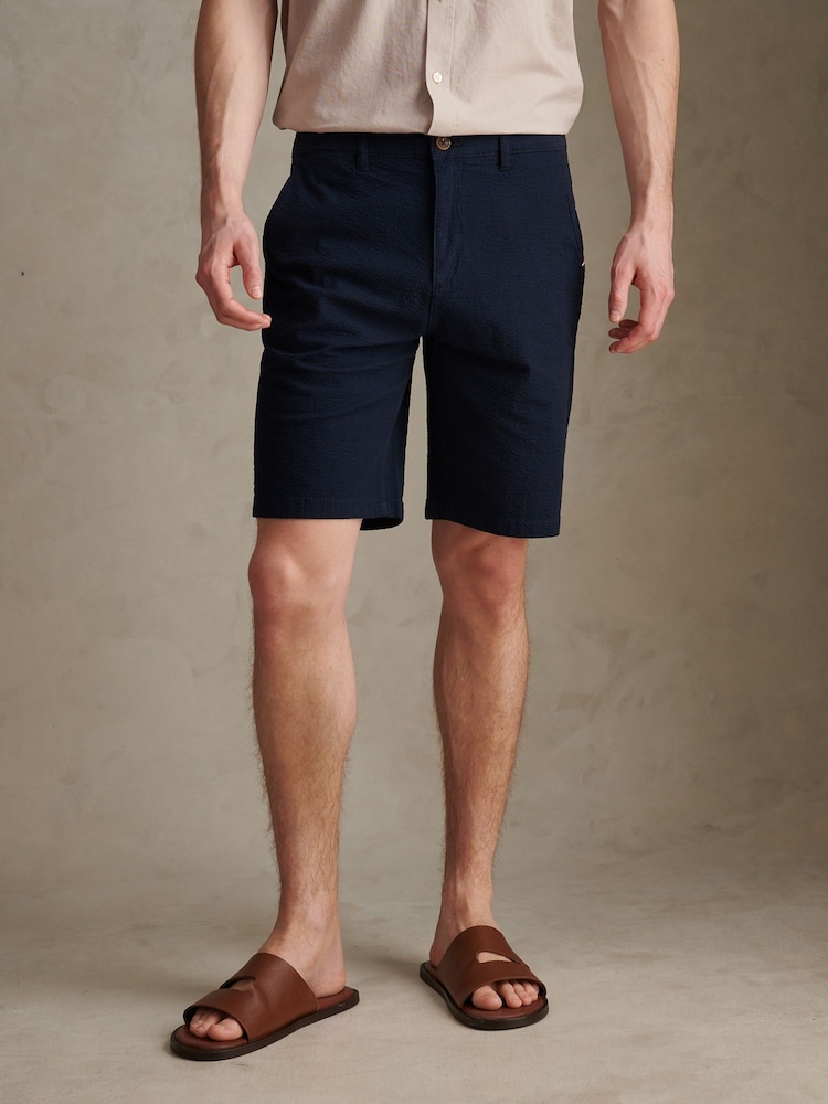 U.S. Polo Assn. Blue Seersucker Chino Shorts - Image 1 of 8