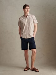 U.S. Polo Assn. Blue Seersucker Chino Shorts - Image 3 of 8