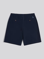 U.S. Polo Assn. Blue Seersucker Chino Shorts - Image 6 of 8