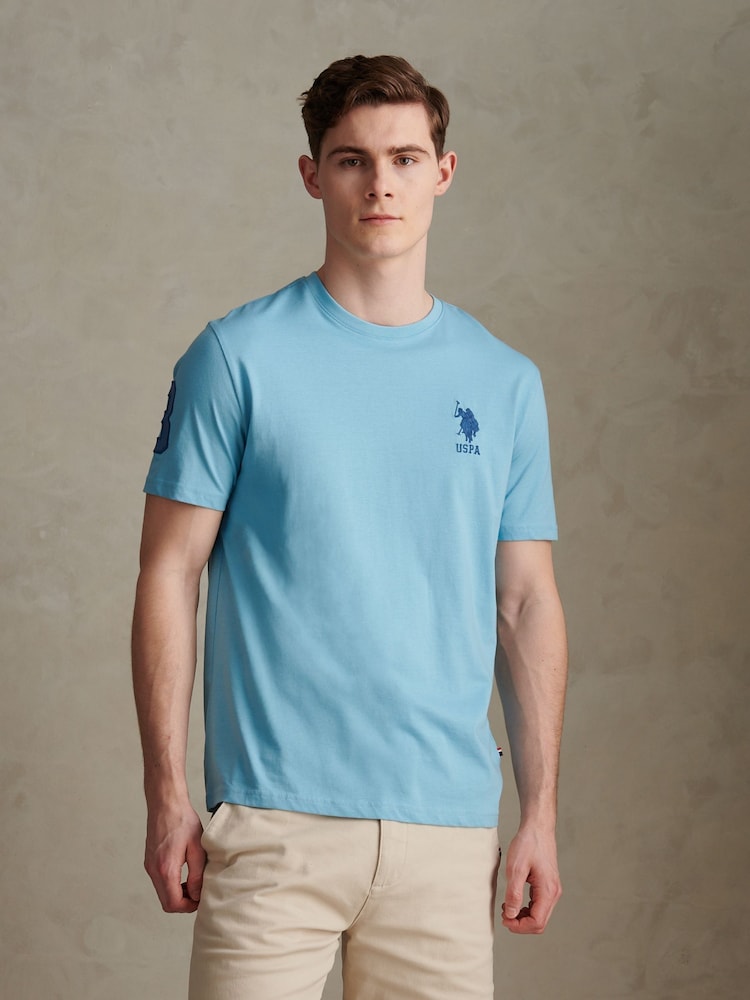 U.S. Polo Assn. Blue Player 3 T-Shirt - Image 1 of 9
