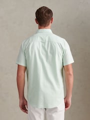U.S. Polo Assn. Green Short Sleeve Oxford Shirt - Image 2 of 7