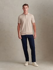 U.S. Polo Assn. Natural Textured Knit Polo Shirt - Image 3 of 7