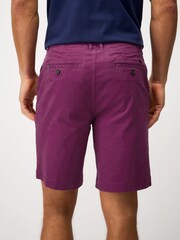Crew Clothing Dark Purple Bermuda Stretch Chino Shorts - Image 2 of 5
