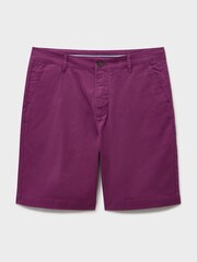 Crew Clothing Dark Purple Bermuda Stretch Chino Shorts - Image 5 of 5