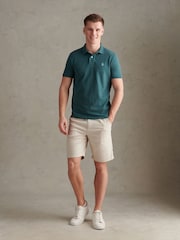 U.S. Polo Assn. Green Double Horsemen Polo Shirt - Image 3 of 8