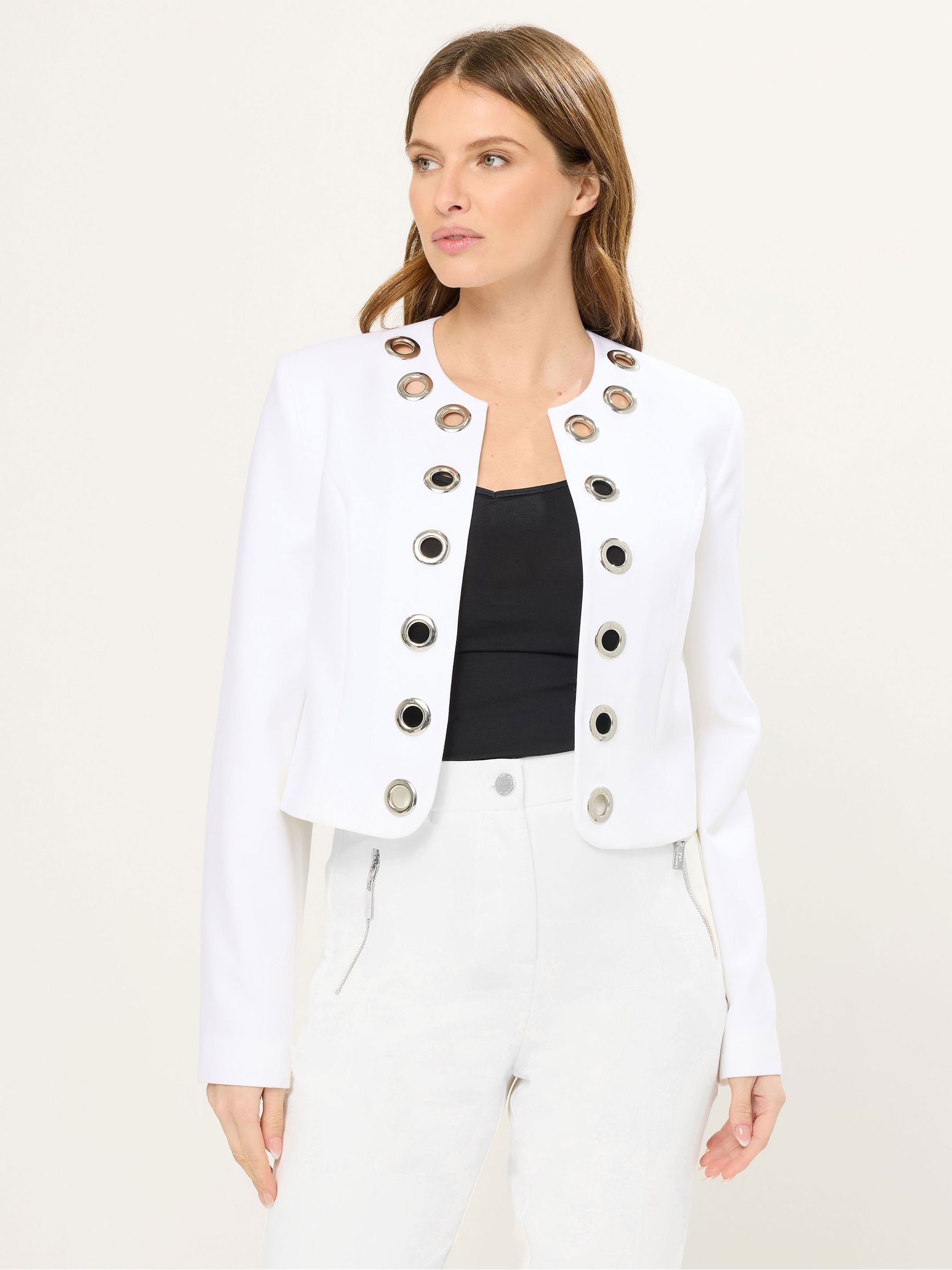 Buy Star by Julien MacDonald Cream Eyelet Jacket from Next USA