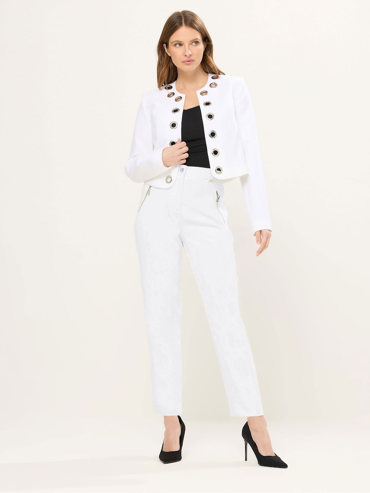 Star by Julien MacDonald Eyelet Jacket - Image 2 of 5 Star by Julien MacDonald Eyelet Jacket - Image 2 of 5