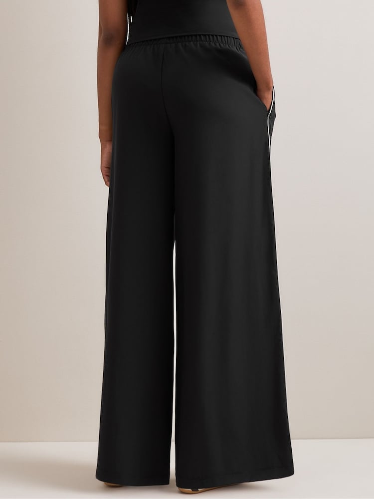 Schwarz - Tala Wide Leg Active Trousers - Bild 2 von 3