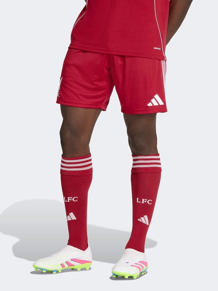 adidas Red Liverpool FC 25/26 Home Shorts - Image 1 of 7