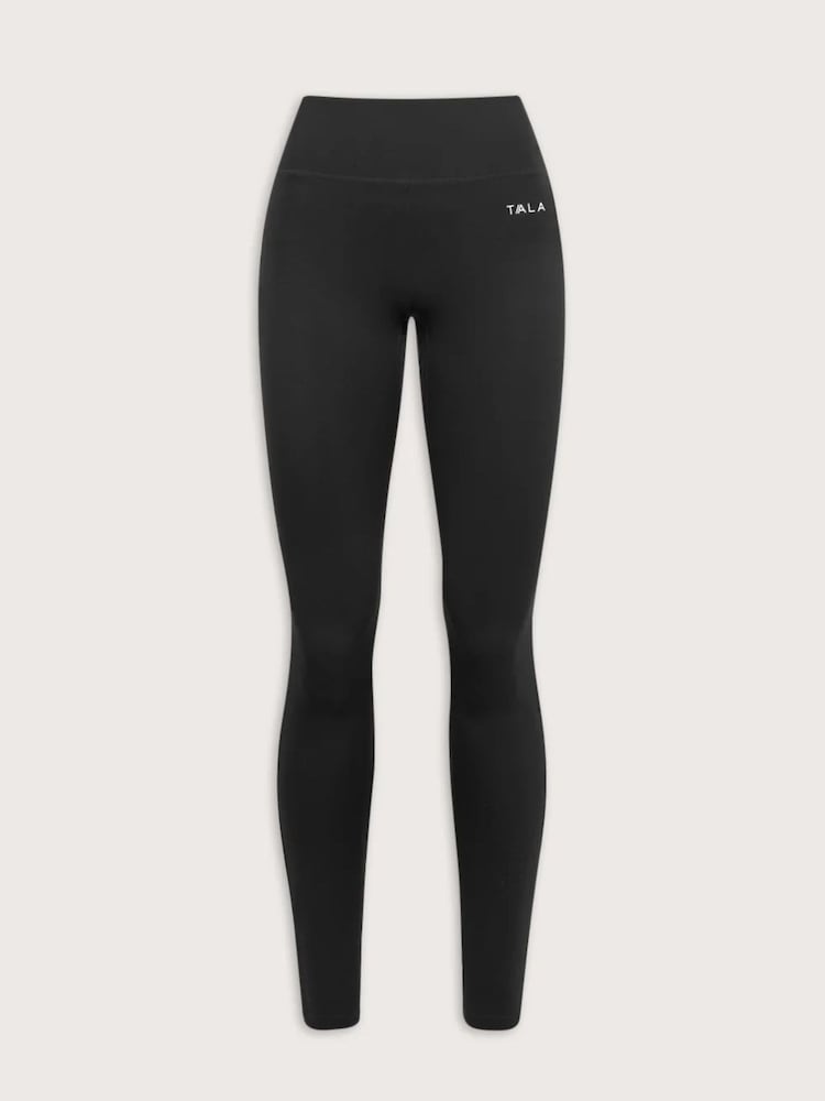 Tala Black High Waisted Leggings - Full Shadow - Image 1 of 2