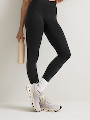 Melns - TALA Dayflex No Front Seam Wrap High Waist Full Leggings - Attēls 1 no 3
