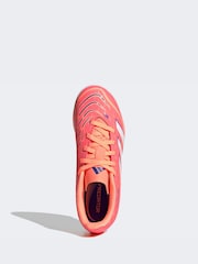 adidas Orange Predator Club Turf Boots - Image 6 of 9