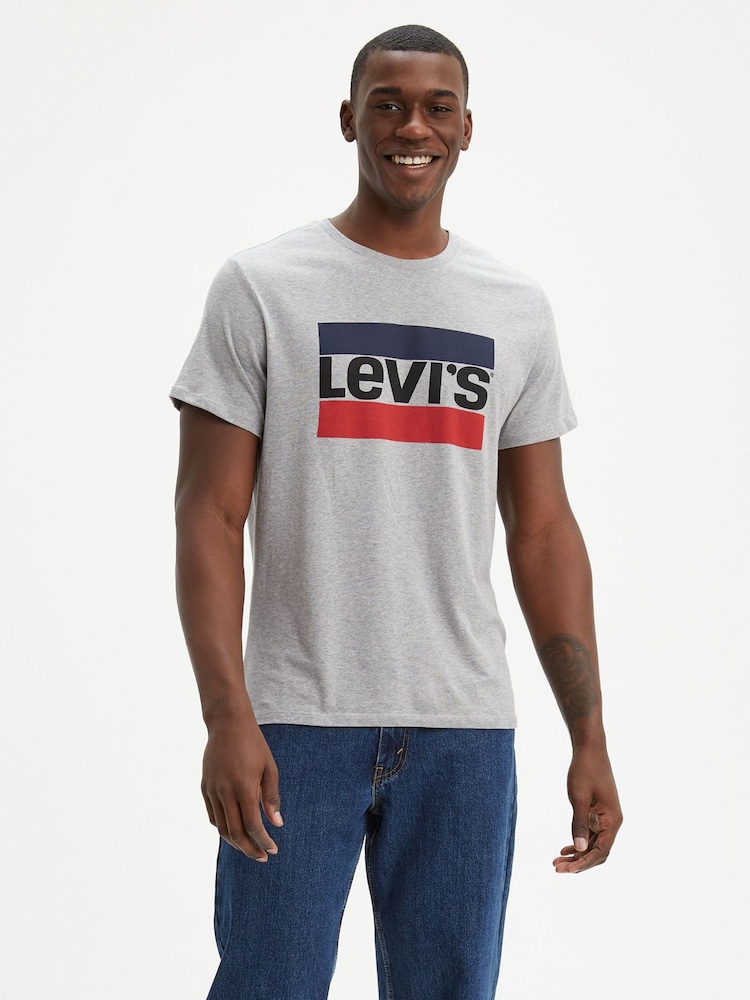 Levi's® Grey Sportswear-Logo-Graphic T-Shirt - Image 1 of 3