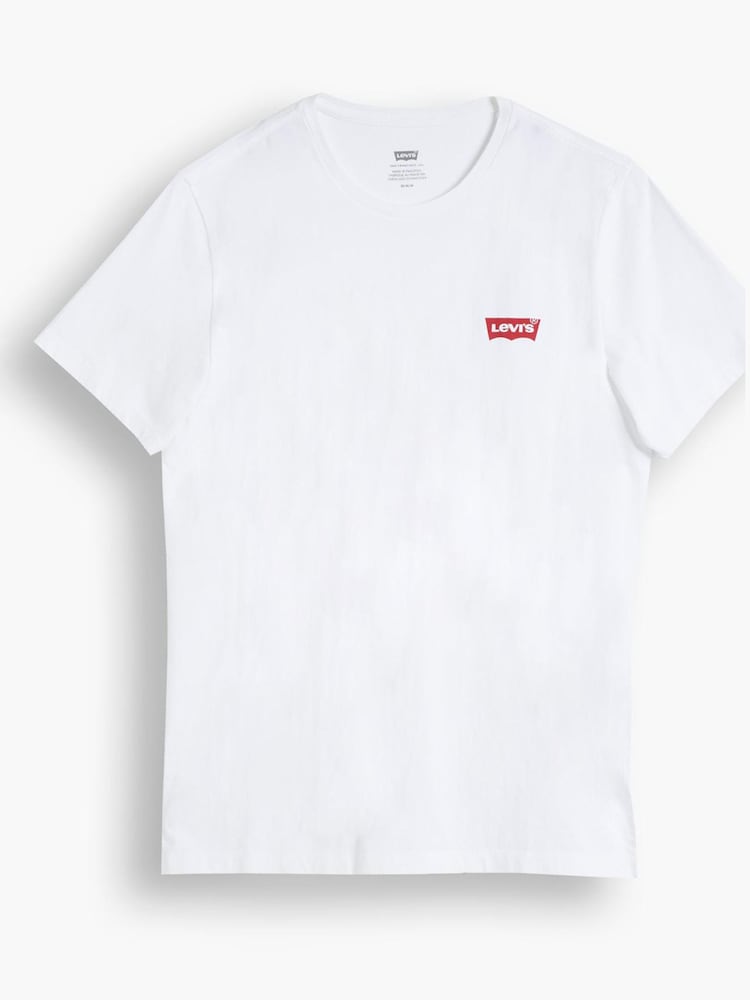 Levi's® White Crewneck-Graphic T-Shirt 2 Pack - Image 2 of 8 Levi's® White Crewneck-Graphic T-Shirt 2 Pack - Image 2 of 8